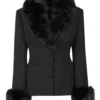 Timeless Fur-Edged Tweed Jacket