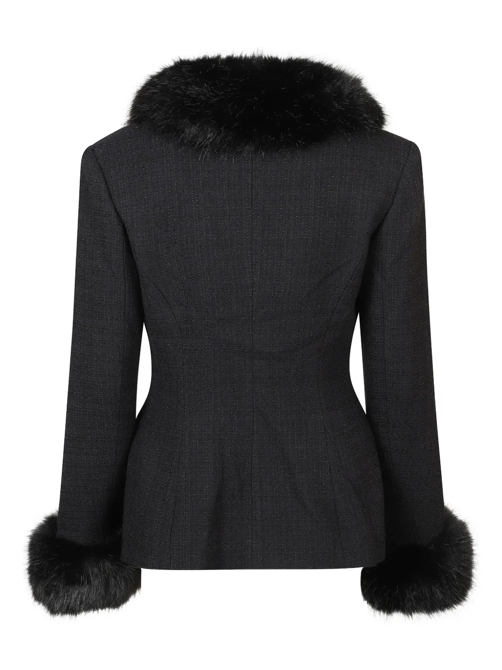 Timeless Fur-Edged Tweed Jacket