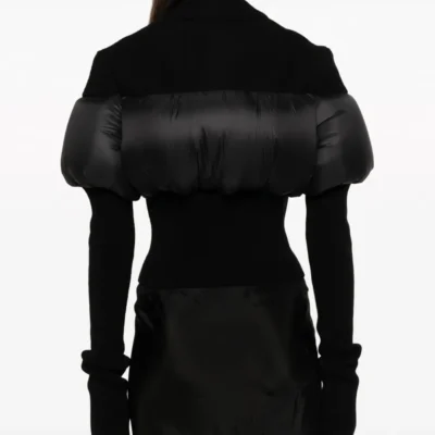 Urban Noir Cropped Panelled Jacket