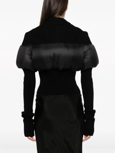 Urban Noir Cropped Panelled Jacket