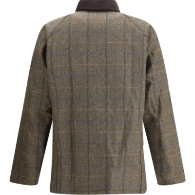 Urban Plaid Long-Sleeve Jacket