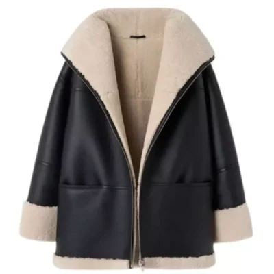 Women’s B3 Pilot-Style Sheepskin Leather Jacket
