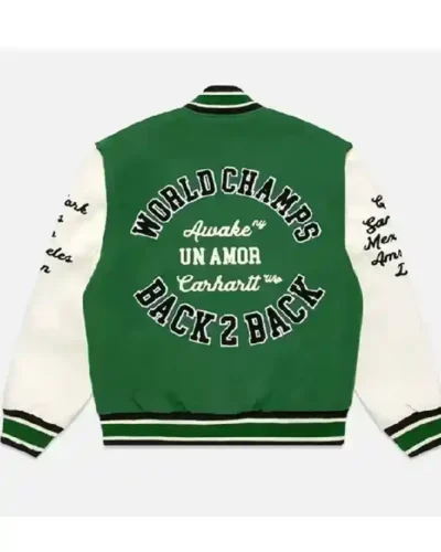 arhartt WIP x Awake NY Green Varsity Jacket