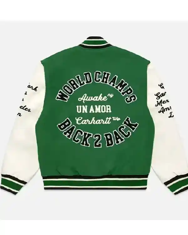 arhartt WIP x Awake NY Green Varsity Jacket