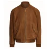 brown-suede-bomber-jacket full