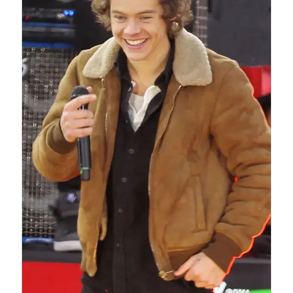 harry-styles-brown-suede-jacket