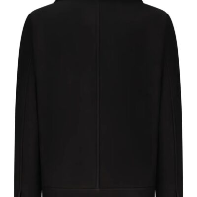 unisex black and Camel Suede Jacket for Men with Zip & Pockets black