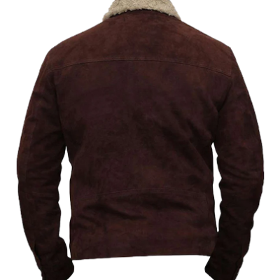 Andrew Mens Walking Dead Suede Leather Jacket