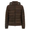 Arneb Puffer Quilted Suede Jacket