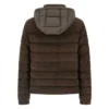 Arneb Puffer Quilted Suede Jacket