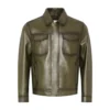 Auréa Structured Pocket Leather Jacket