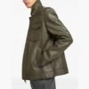 Auréa Structured Pocket Leather Jacket