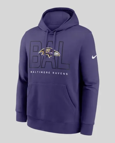 Baltimore Ravens Busted Play Club Nike Hoodie