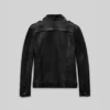 Black Nova Genuine Leather Biker Jacket