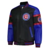 Black and Blue Chicago Cubs Varsity Jacket