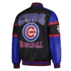 Black and Blue Chicago Cubs Varsity Jacket