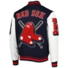 Boston Red Sox Varsity Mash-Up Navy & White Jacket