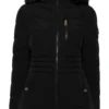 Chevron Black Puffer Jacket