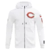 Classic Chenille Full Zip Chicago Bears Hoodie
