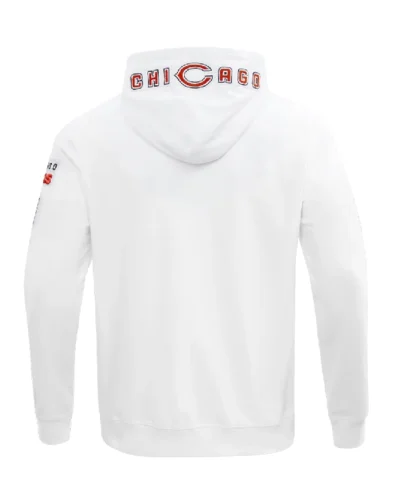 Classic Chenille Full Zip Chicago Bears Hoodie