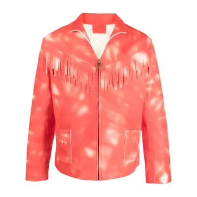 Colorwave Statement Leather Jacket