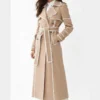 Dear Edward Connie Britton Lace Trim Trench Coat