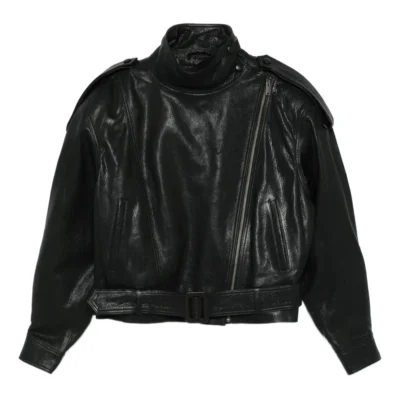 Ducie Grained Leather Jacket