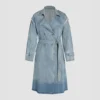Everly Statement Denim Trench Coat