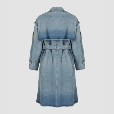 Everly Statement Denim Trench Coat