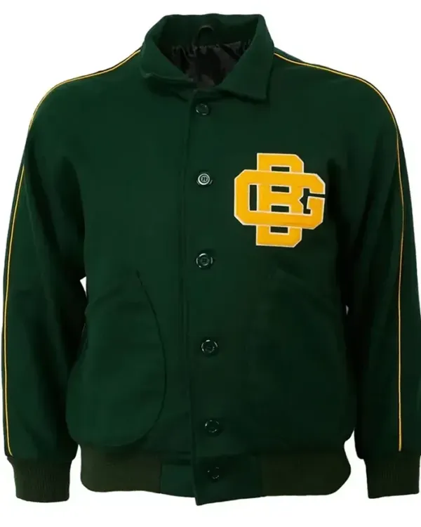 Green Bay Packers Varsity Jacket 1952 Wool Green