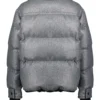 Grey Zip-Fastening Padded Puffer Jacket
