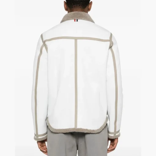 Get Linea Shearling Leather Jacket - Nova Jacket