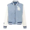 Los Angeles Dodgers Denim Varsity Blues Jacket