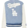 Los Angeles Dodgers Denim Varsity Blues Jacket