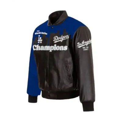 Los Angeles Dodgers Leather Jacket 2025 World Series Champions