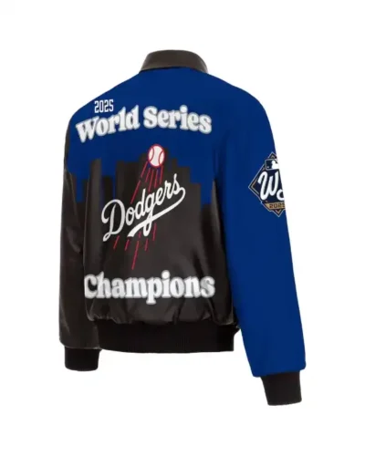 Los Angeles Dodgers Leather Jacket 2025 World Series Champions
