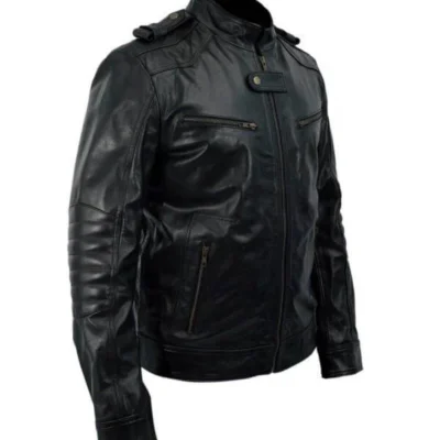 Men Aaron Paul Breaking Bad Premium Leather Jacket