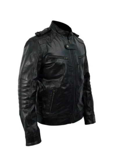 Men Aaron Paul Breaking Bad Premium Leather Jacket