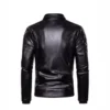 Men’s Black Retro Aviator Leather Jacket