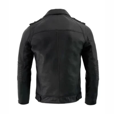 Men’s Modern Anthracite Lambskin Leather Jacket