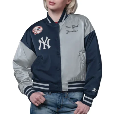 New York Yankees 2026 Navy & Gray Offside Jacket