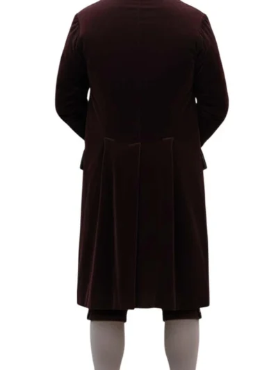 Outlander Season 7 David Berry Maroon Coat