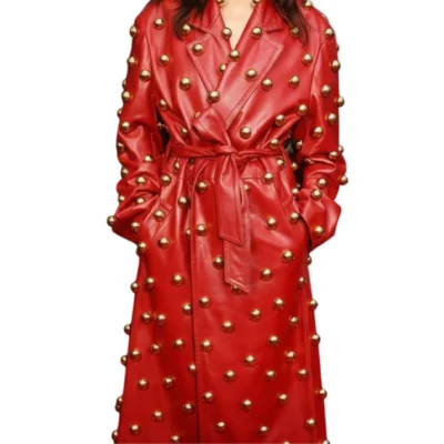 Pre-Grammy Gala 2024 Dua Lipa Red Coat