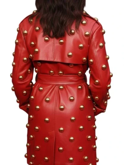 Pre-Grammy Gala 2024 Dua Lipa Red Coat