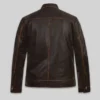 Reggie Vintage Dark Brown Biker Leather Jacket