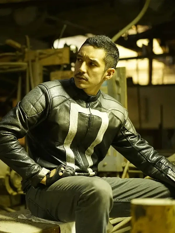 Robbie Reyes Ghost Rider Black Leather Jacket