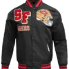 San Francisco Men’s 49ers Rib Satin Jacket