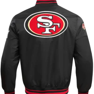 San Francisco Men’s 49ers Rib Satin Jacket