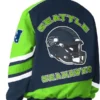 Seattle Seahawks Prime Time Racing Navy Jacket