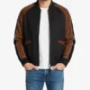 Skymed Season 2 Aason Nadjiwon Brown Bomber Jacket